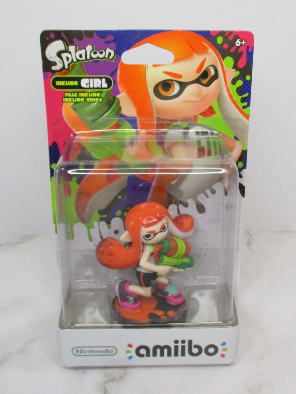 Nintendo amiibo Inkling Girl (Splatoon 2015) OG Release Wii U 3DS Switch NIB OEM